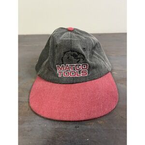 Vintage 90's Matco Tools Eagle Hat Strapback Dad Cap